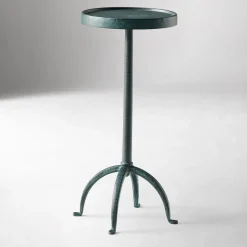 Pierce & Ward Metal Drink Table (11.5")