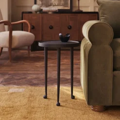 Pierce & Ward Metal Side Table (13")