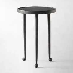 Pierce & Ward Metal Side Table (13")
