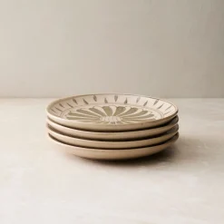 Pierce & Ward Painted Salad Plate Sets