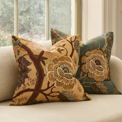 Pierce & Ward Palampore Floral Pillow Cover