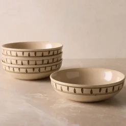 Pierce & Ward Stoneware Pasta Bowl Sets