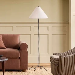 Pierce & Ward Twisted Metal Floor Lamp (58")