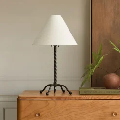 Pierce & Ward Twisted Metal Table Lamp (20")