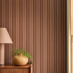 Pierce & Ward Wide Multi-Stripe Peel & Stick Wallpaper