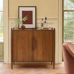 Pierce & Ward Wood Bar Cabinet (40")