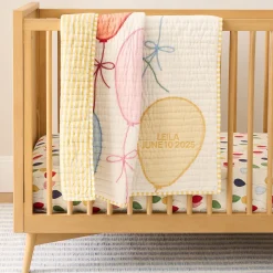 Pink Chicken Balloons Baby Bedding Collection