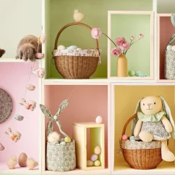 Pink Chicken Canvas Easter Basket
