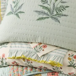 Pink Chicken Floral & Stripes Bedding Collection