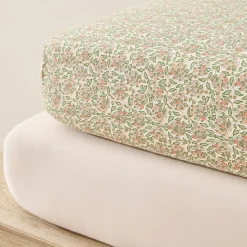 Pink Chicken Floral & TENCEL™ Modal Crib Sheet Bundle