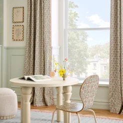 Pink Chicken Spring Floral Blackout Curtain
