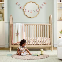 Pink Chicken Spring Floral Playmat