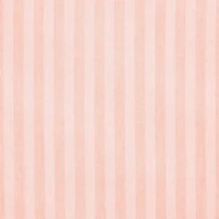 Pink Chicken Stripe Crib Fitted Sheet