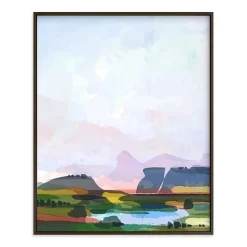 Pink Summer Haze Framed Wall Art by Minted for West Elm