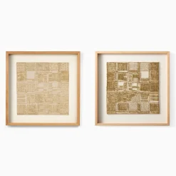 Pixelated Embroidery Wall Art