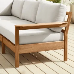 Playa Outdoor 3-Piece L-Shaped Sectional (95")