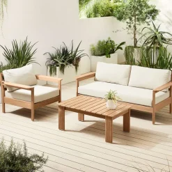 Playa Outdoor Sofa (70"), Lounge Chair & Coffee Table Set