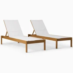 Playa Outdoor Textilene Stacking Chaise Lounge Protective Cover
