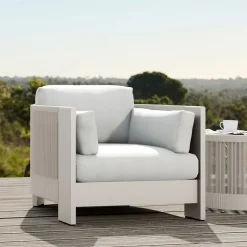 Porto Aluminum Outdoor Lounge Chair