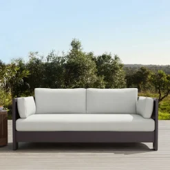 Porto Aluminum Outdoor Sofa (75")