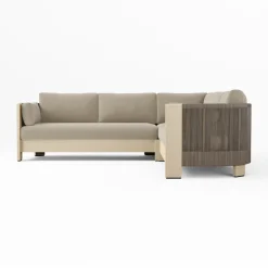 Porto Aluminum 3-Piece L-Shaped Sectional Cushion Covers