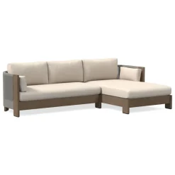 Porto Outdoor 2-Piece Chaise Sectional Cushion Covers