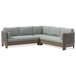 Porto Outdoor 3-Piece L-Shaped Sectional Cushion Covers
