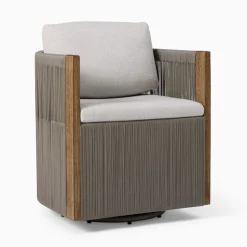 Porto Outdoor Swivel Dining Chair Replacement Cushions