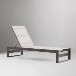Portside Aluminum Outdoor Chaise Lounge