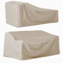 Portside Aluminum Outdoor 2-Piece Chaise Sectional Protective Cover