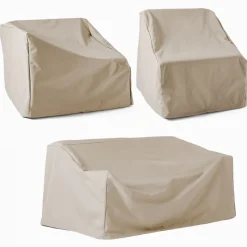 Portside Aluminum Outdoor 4-Piece L-Shaped Sectional Protective Cover