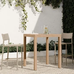 Portside Outdoor Bar Table & Wesport Bar Stools