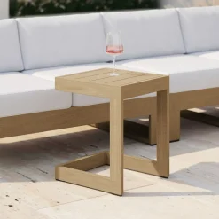 Portside Outdoor C-Side Table (17")