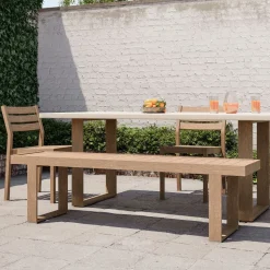Portside Outdoor Dining Bench