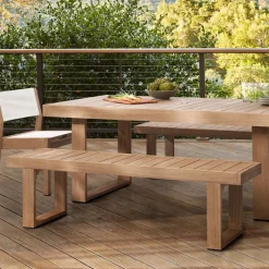 Portside Outdoor Dining Bench