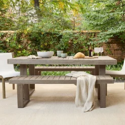 Portside Outdoor Dining Table (76.5"–96")