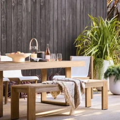 Portside Outdoor Dining Table (76.5"–96")
