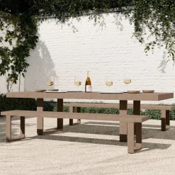 Portside Outdoor Extendable Dining Table (76.5"–115")