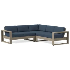 Portside Outdoor 3-Piece L-Shaped Sectional Cushion Covers