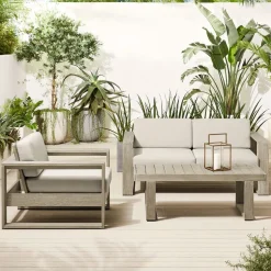 Portside Outdoor Sofa, Lounge Chair & Coffee Table Set