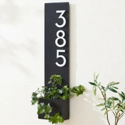 Post & Porch Customizable Standing Tall Address Planter