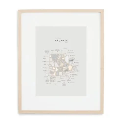 42 Pressed City Maps - Atlanta