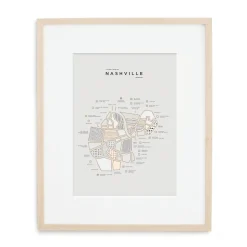 42 Pressed City Maps - Nashville