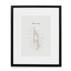 42 Pressed City Maps - New York City