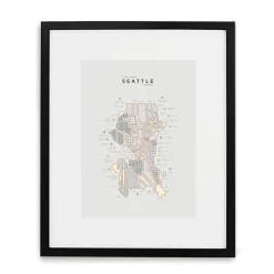 42 Pressed City Maps - Seattle