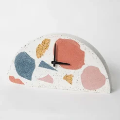 Pretti.Cool Terrazzo Mantel Clock
