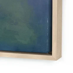 Puddle Of Beautiful Sorrow Blue Framed Wall Art by Molly Franken
