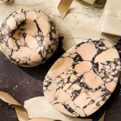 Purple Breccia Marble Tray & Decor Gift Set