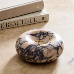 Purple Breccia Marble Tray & Decor Gift Set