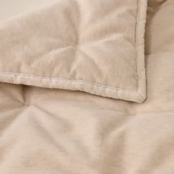Quilted Cotton Velvet Sofa Overlay